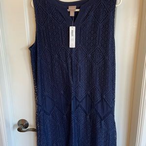 Chico’s navy blue Dress
